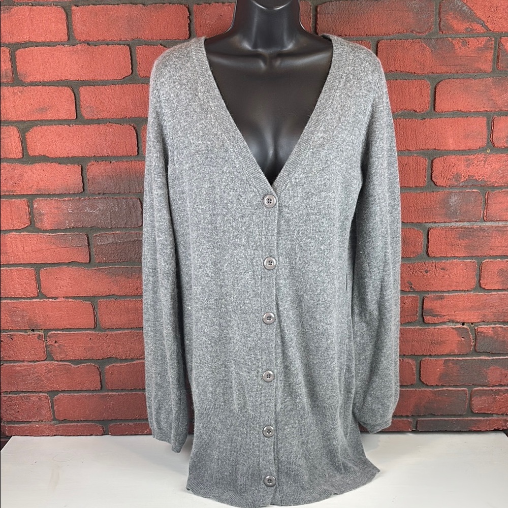 BCBGMaxAzria Sweater Womens Medium Angora Button Down